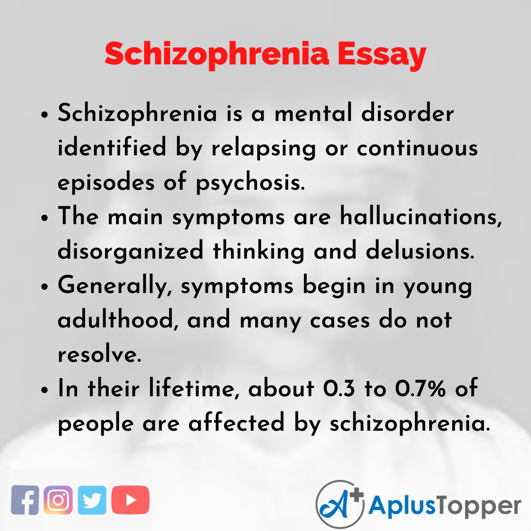 Essay about Schizophrenia