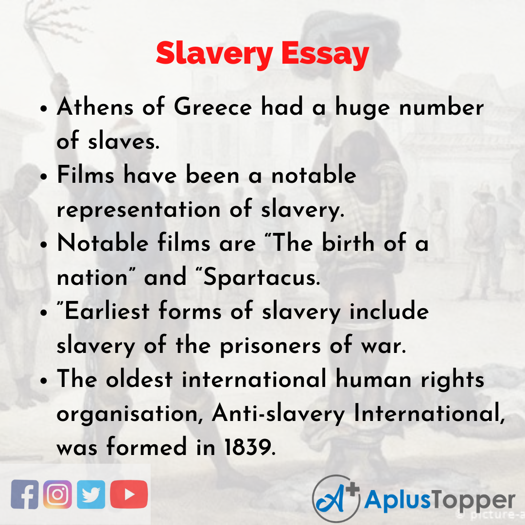 Essay about Slavery