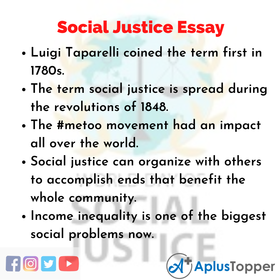 Essay about Social Justice