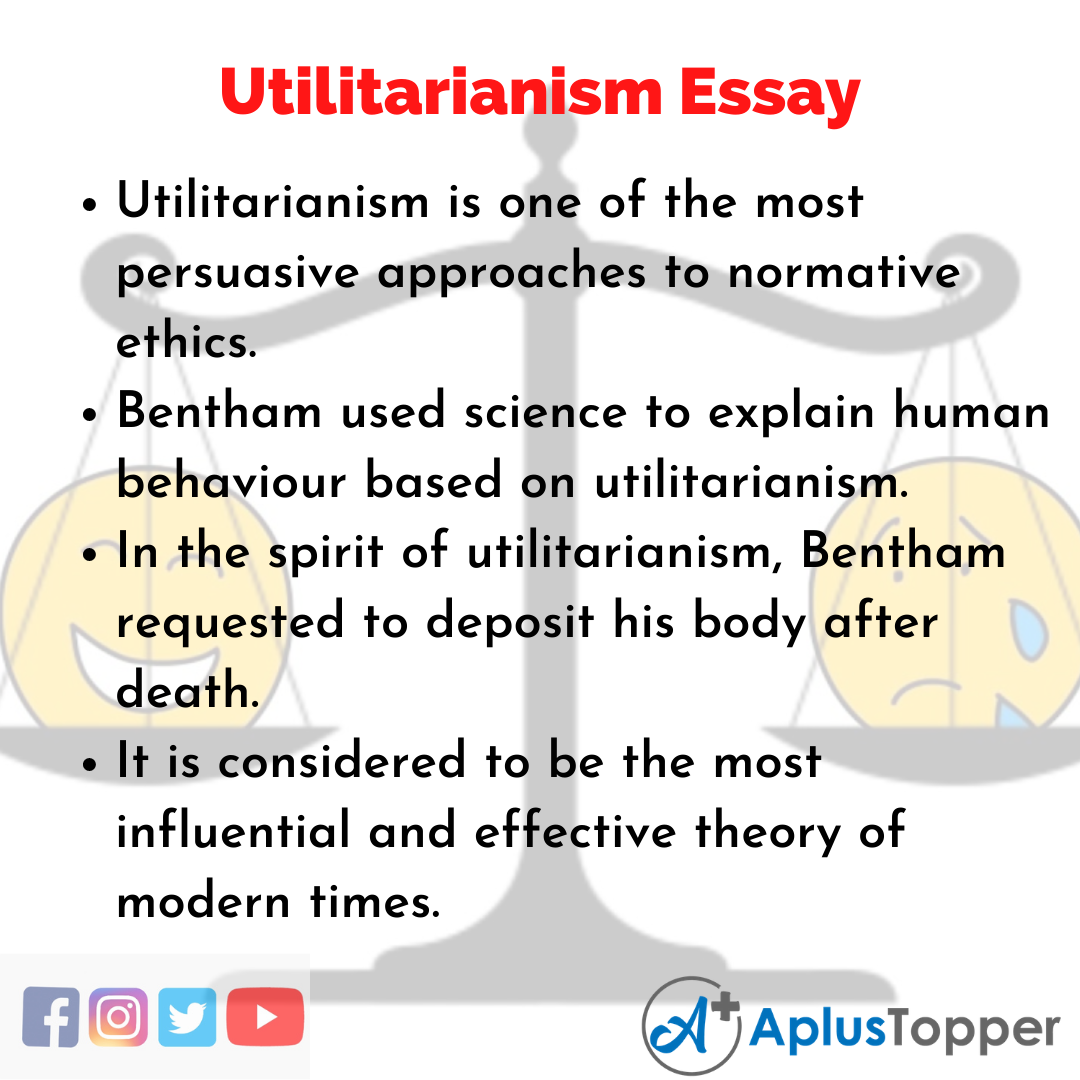Essay about Utilitarianism