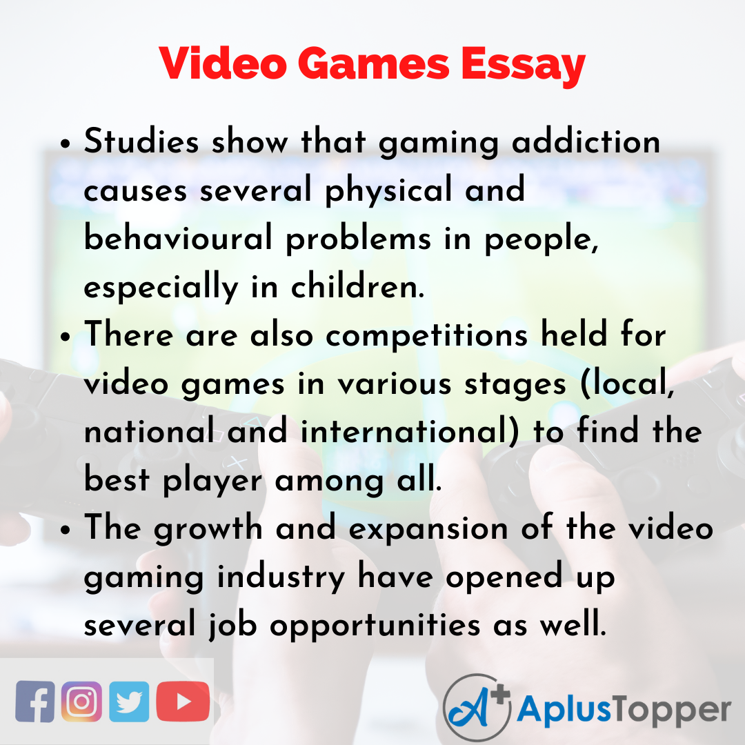Essay about Video Games
