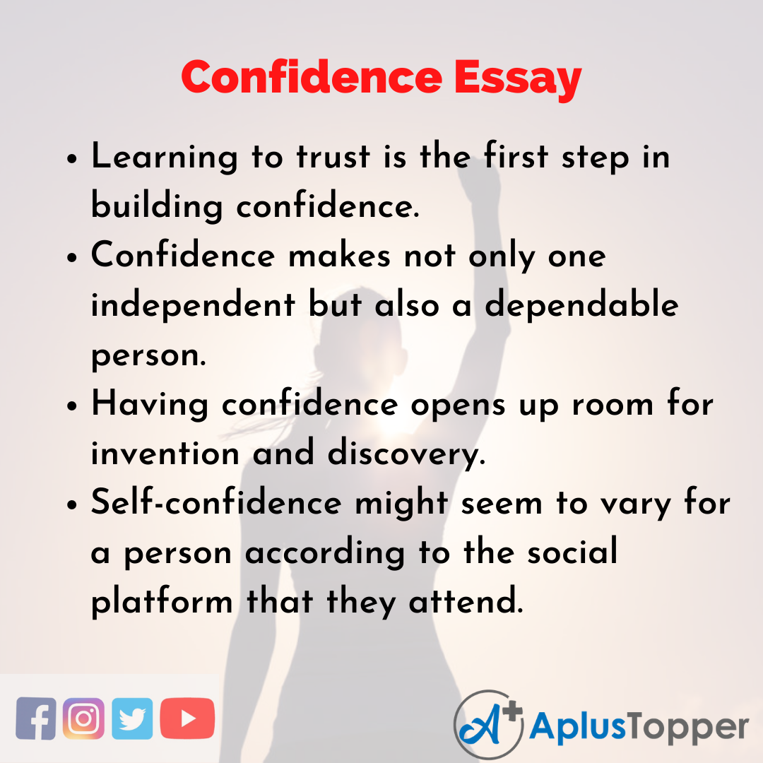 Essay on Confidence