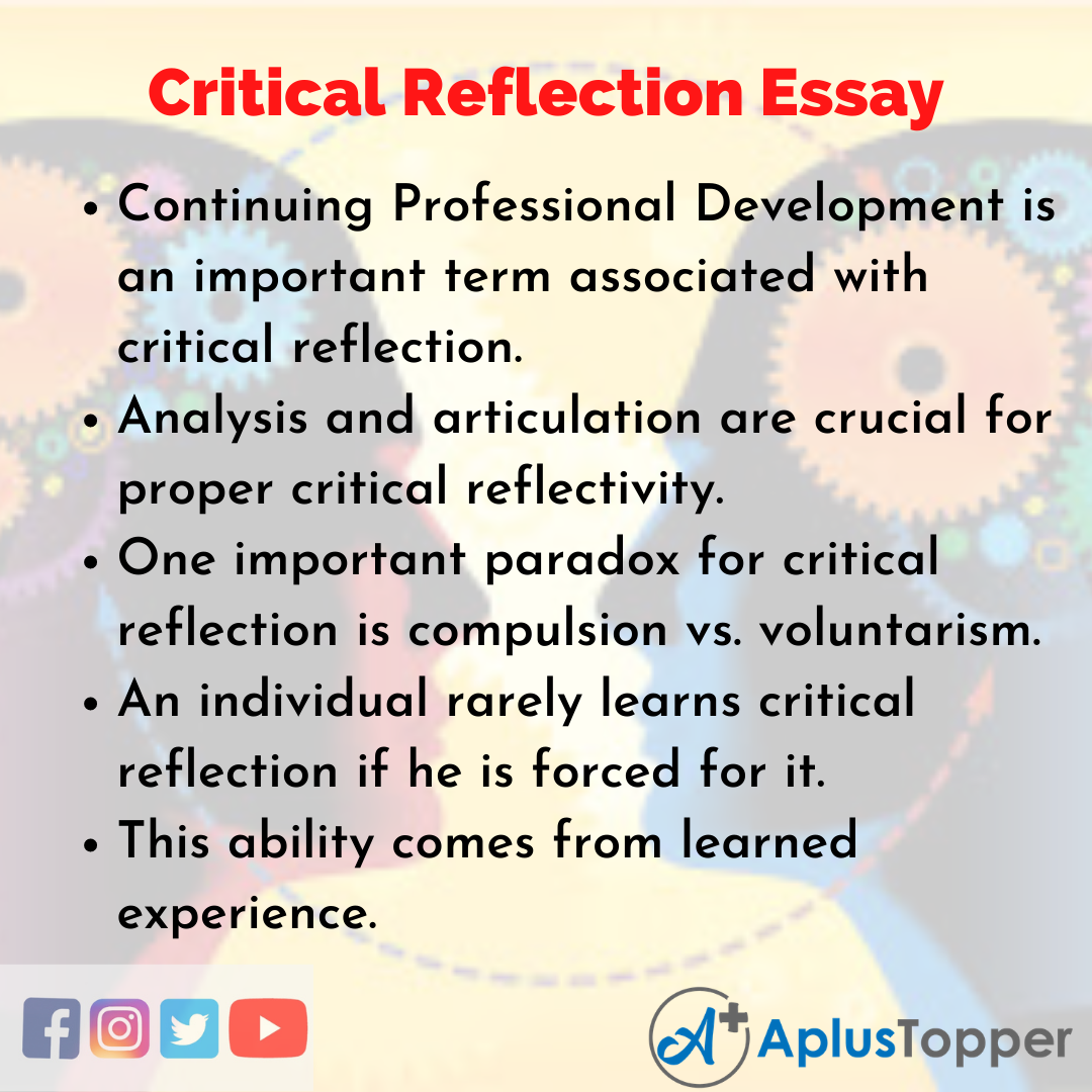 Essay on Critical Reflection