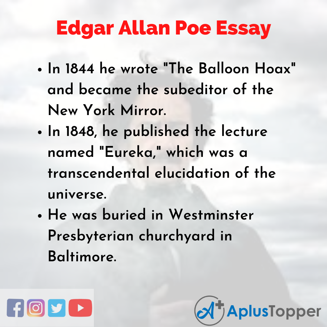 Essay on Edgar Allan Poe