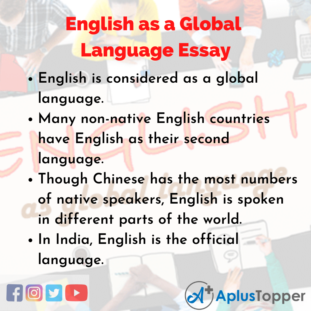 Essay on English as a Global Language