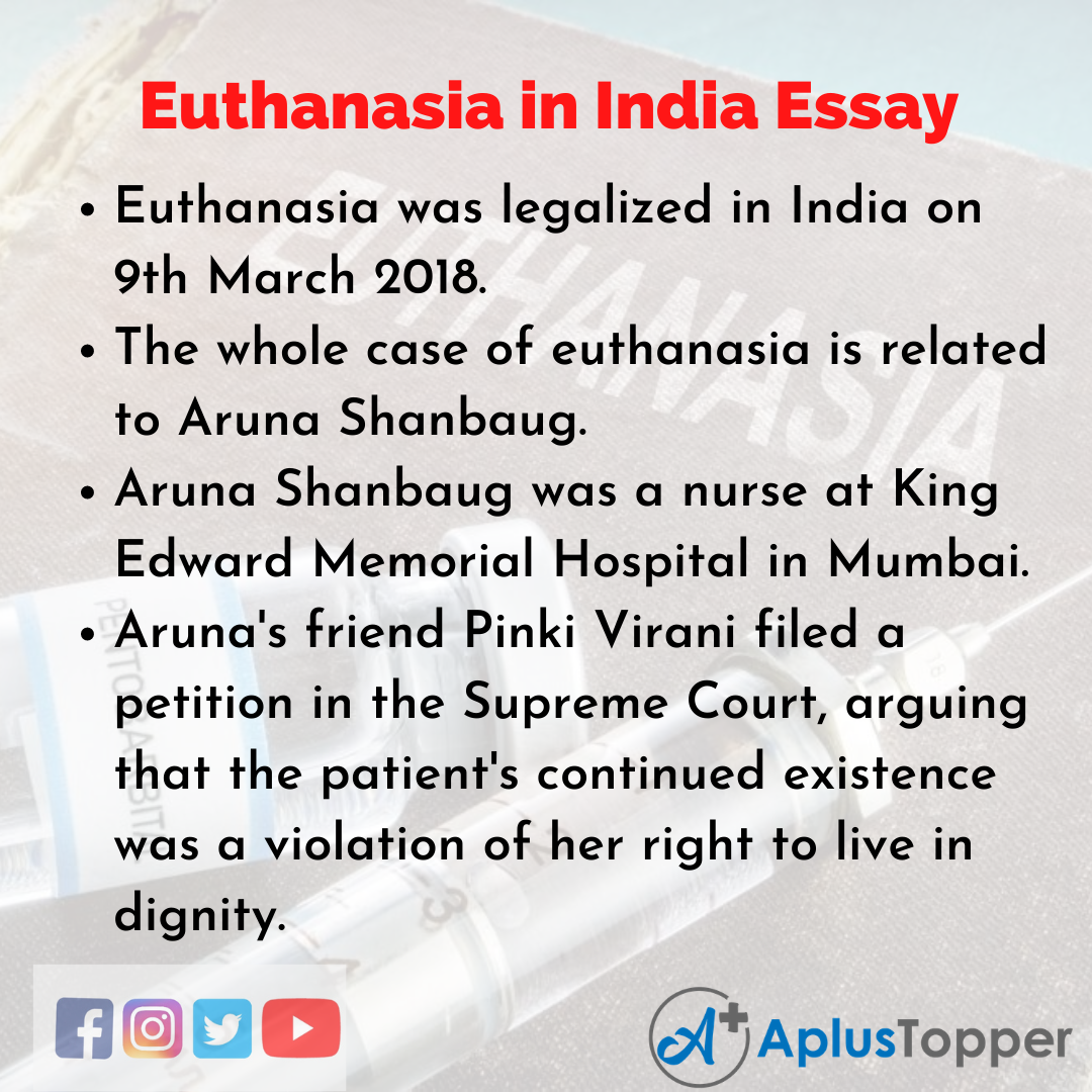 euthanasia summary essay