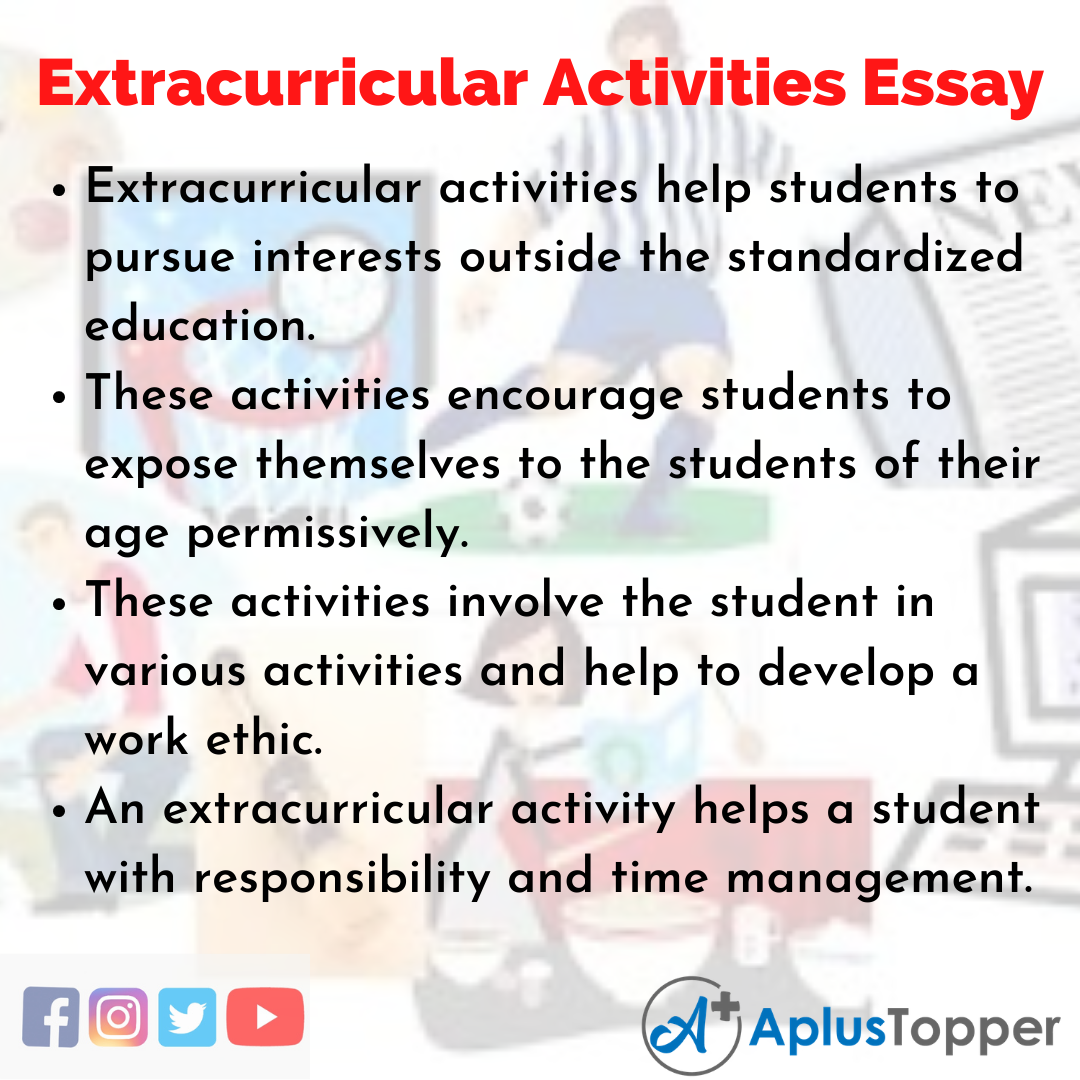Essay on Extracurricular Activities