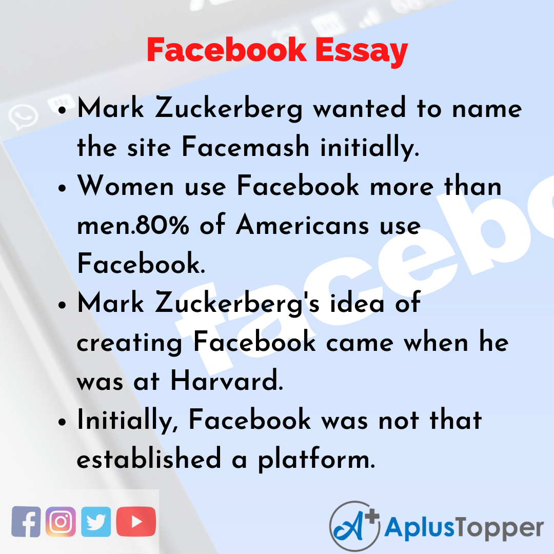 Essay on Facebook