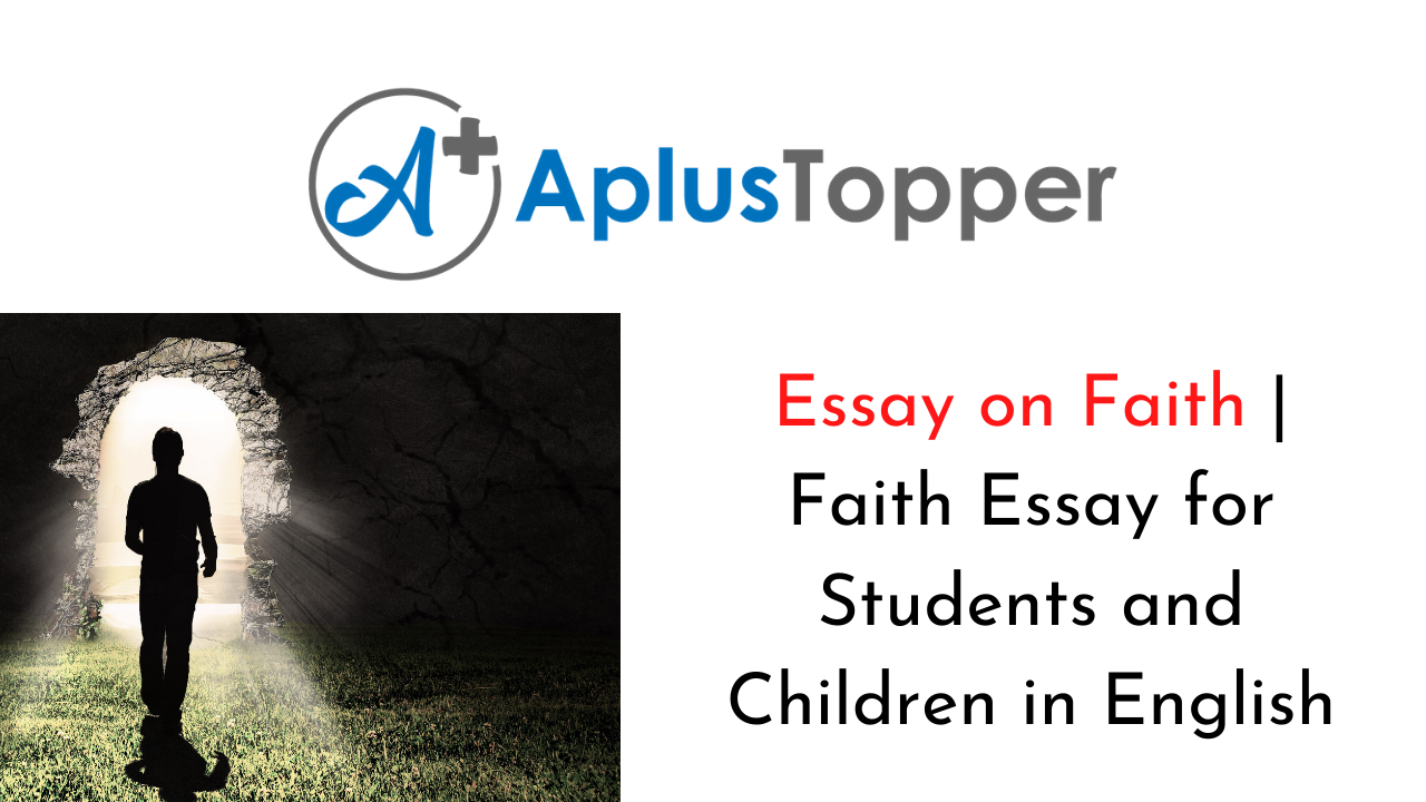 about faith in essay