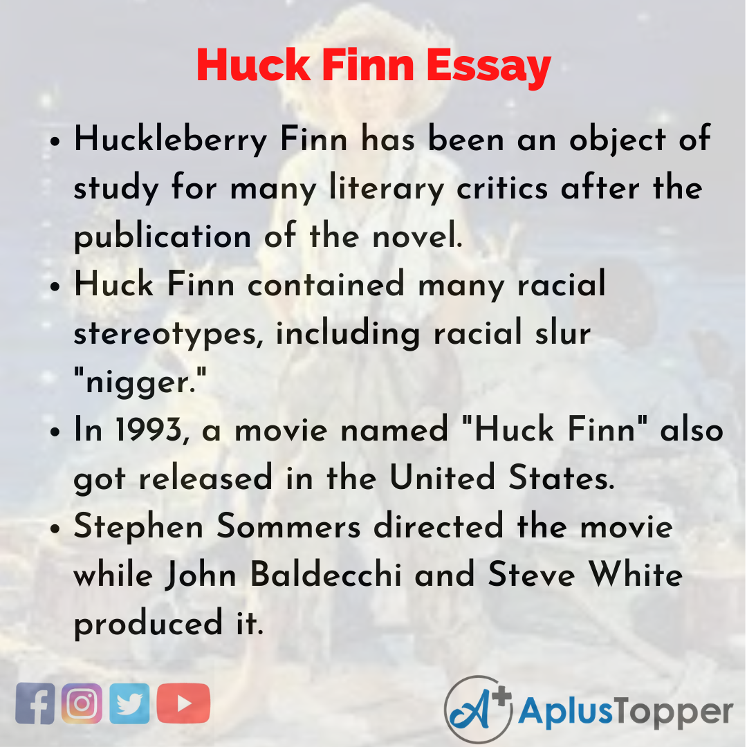 Essay on Huck Finn