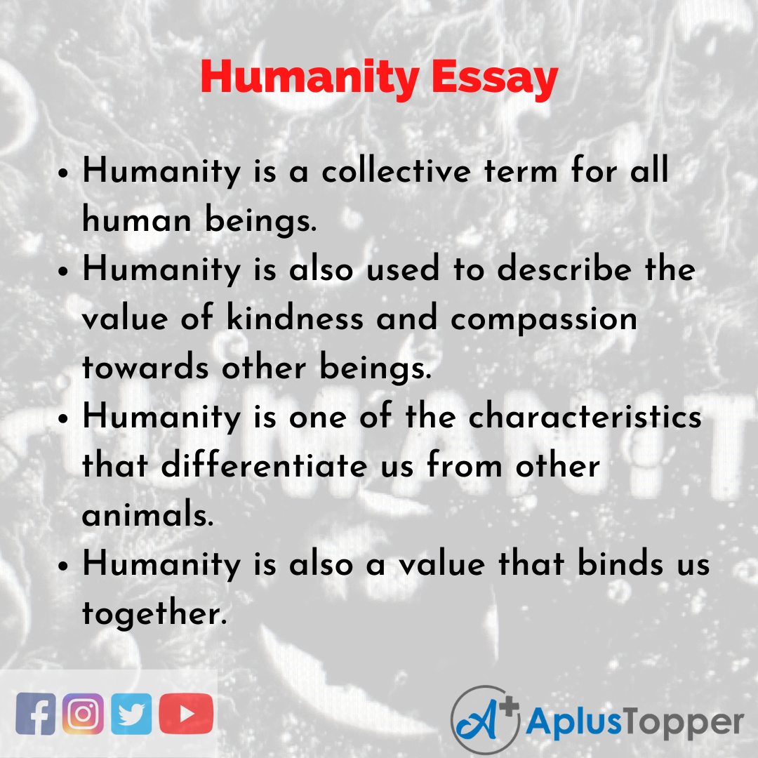 Essay on Humanity