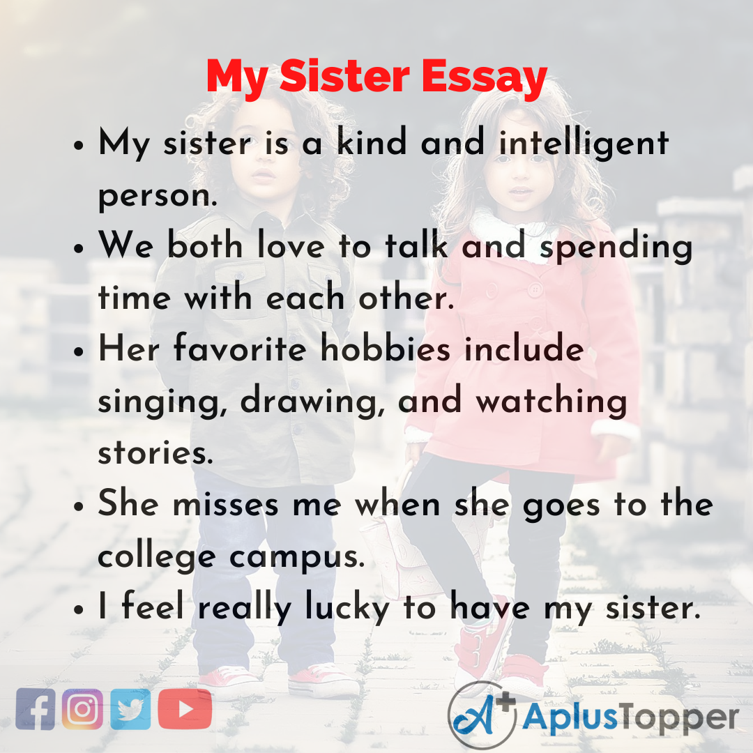 Essay on My Sister
