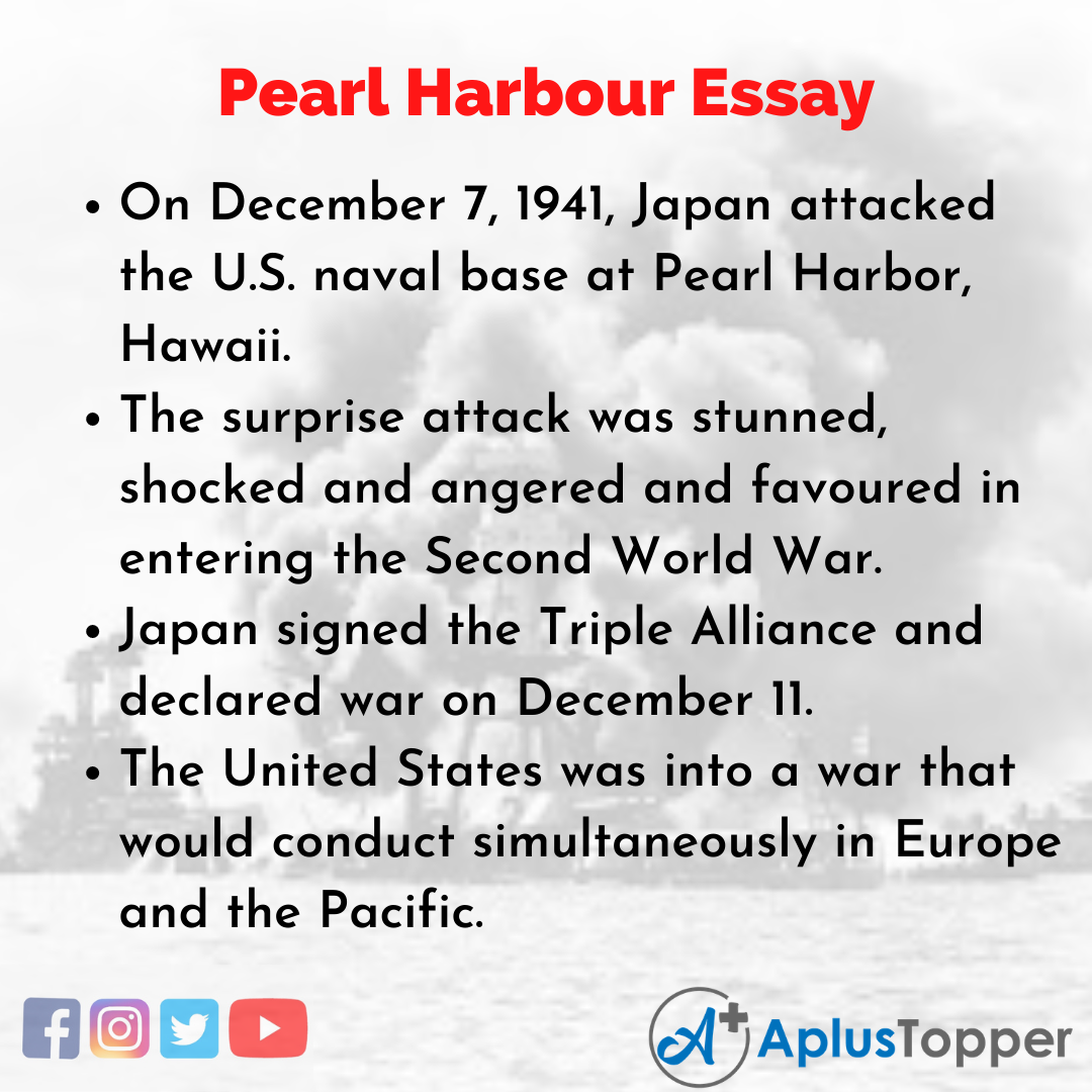Essay on Pearl Harbour