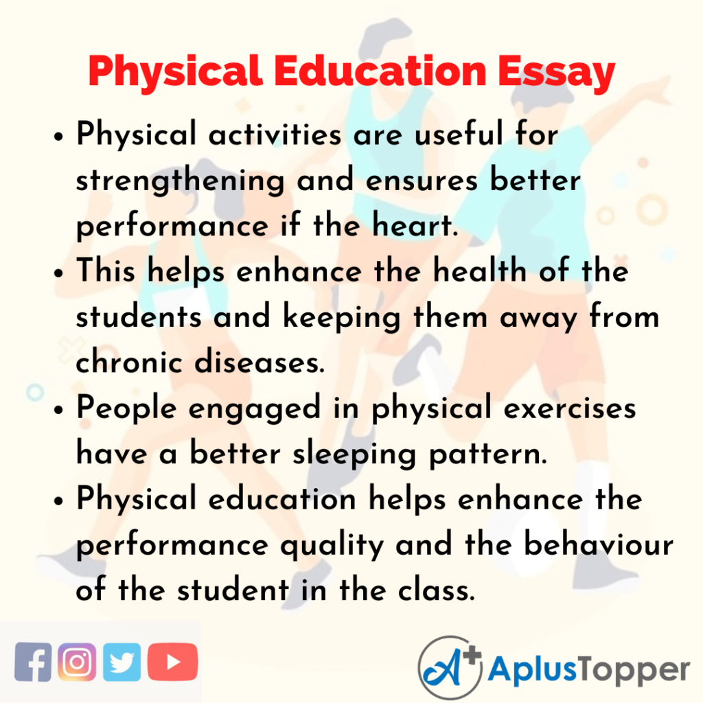 student essay about physical education