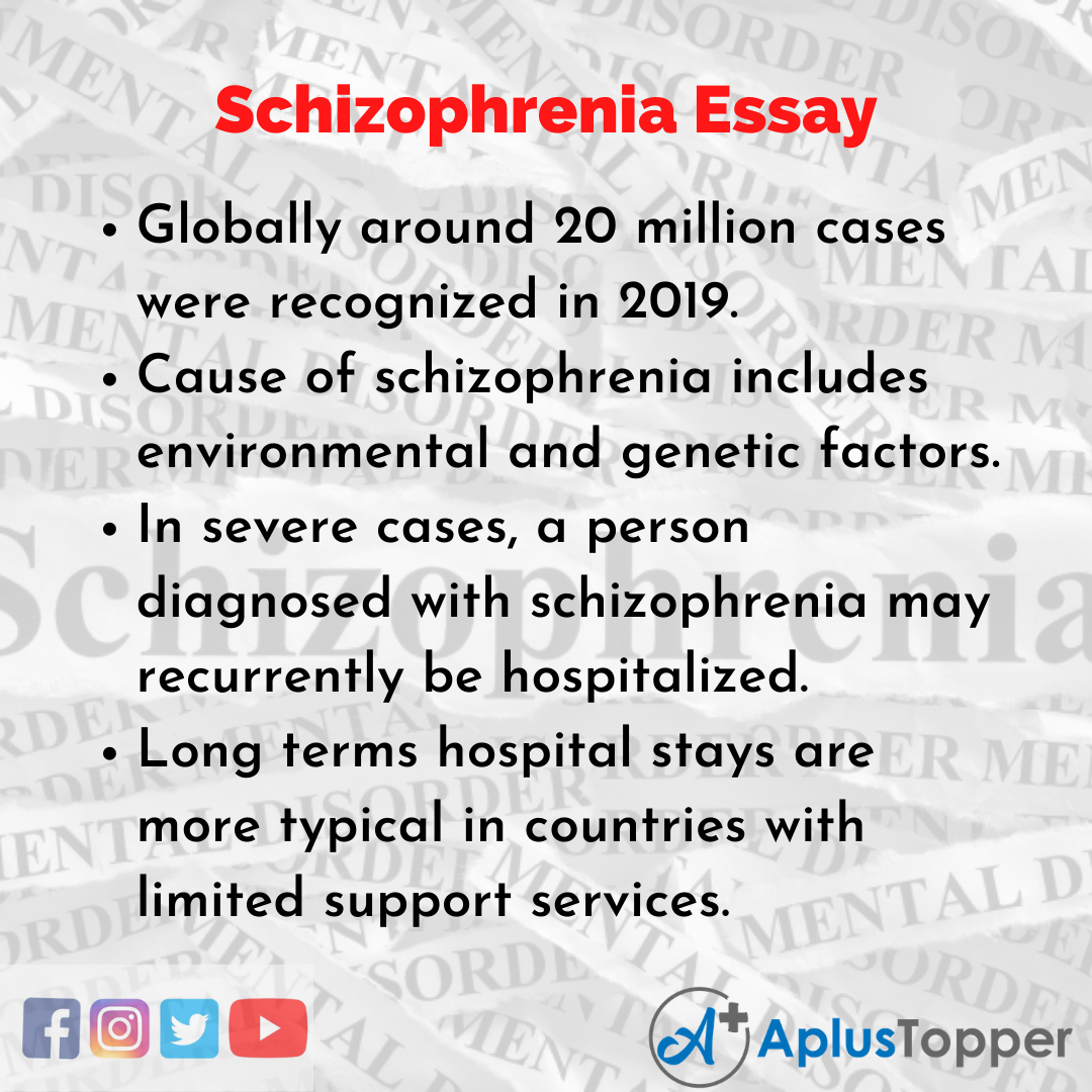 Essay on Schizophrenia