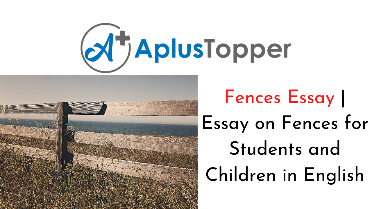 essay questions on fences