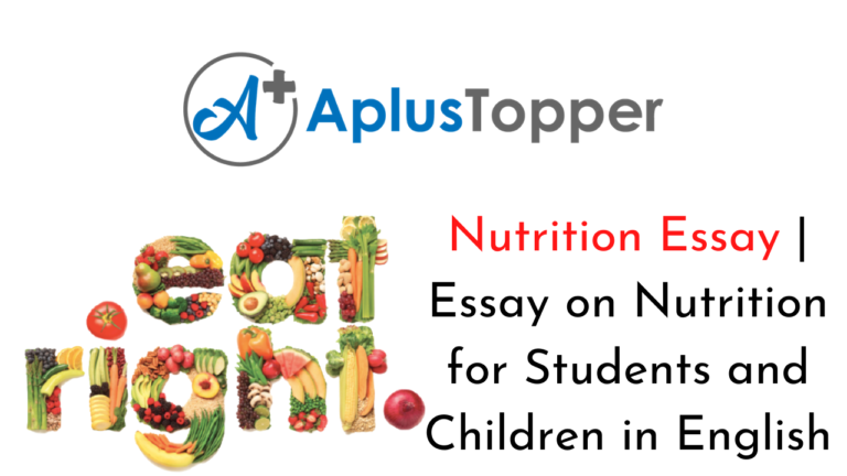 essay on nutrition 300 words
