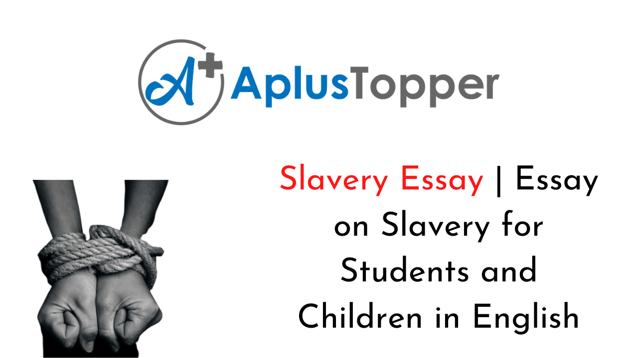 essay questions for slavery