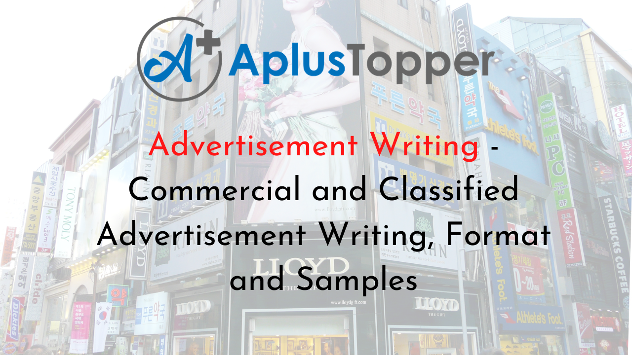 Advertisement Writing Format