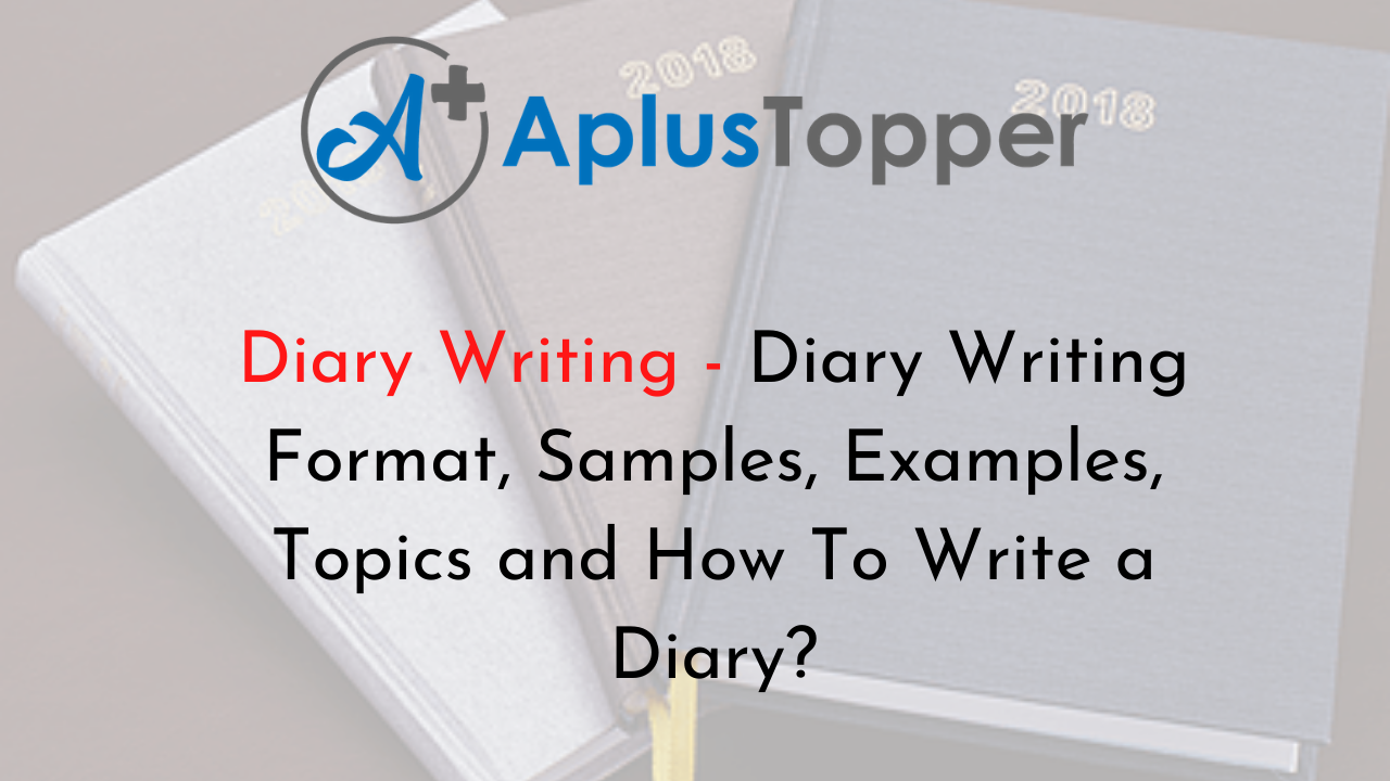 how to write a diary essay