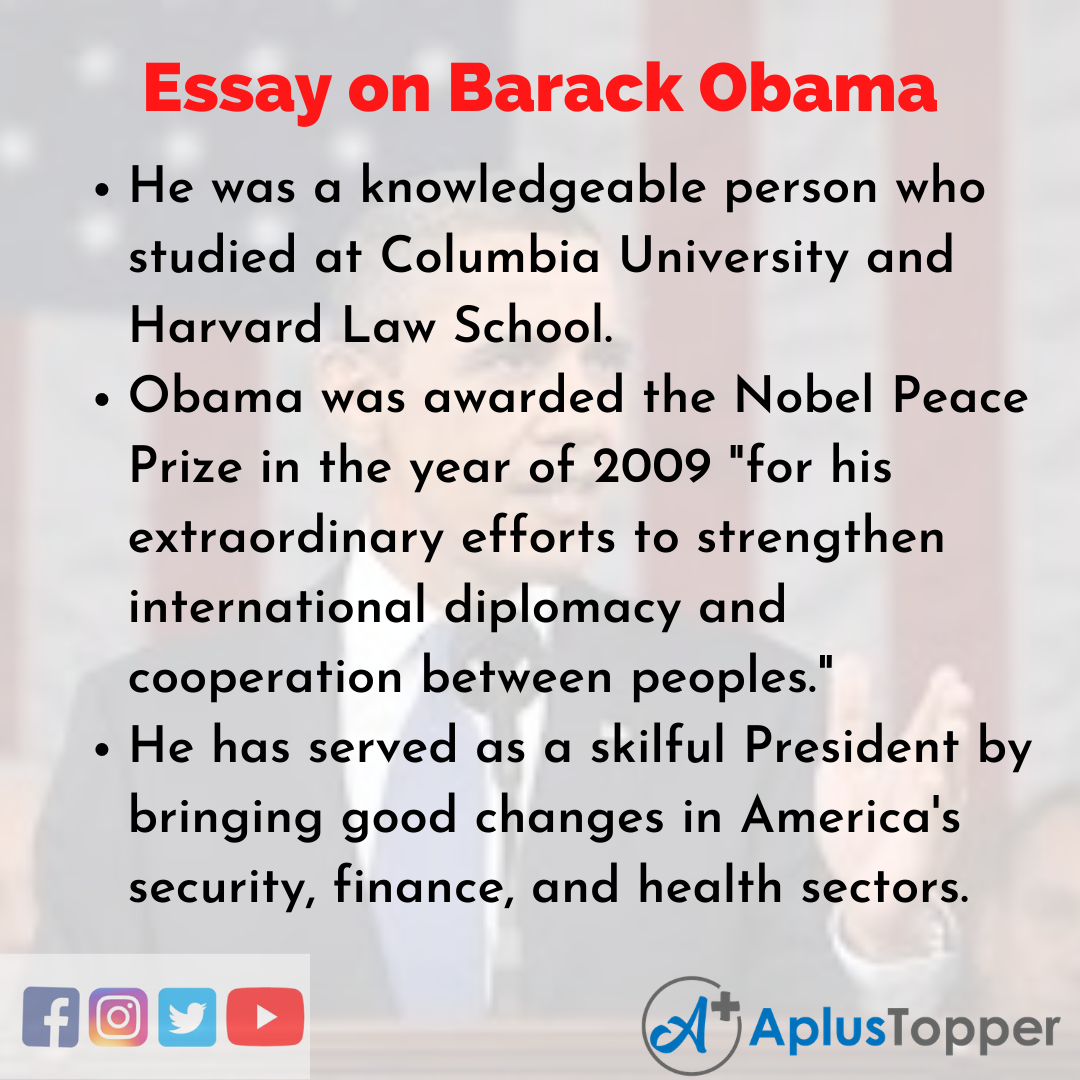 Essay about Barack Obama