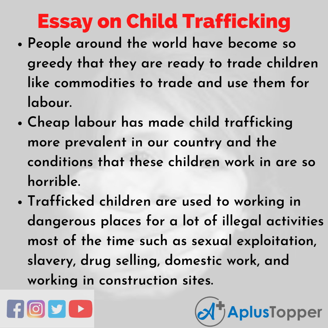 Essay about Child Trafficking