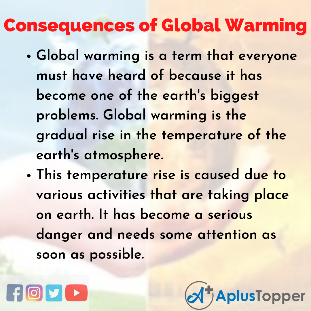 Essay about Consequences of Global Warming