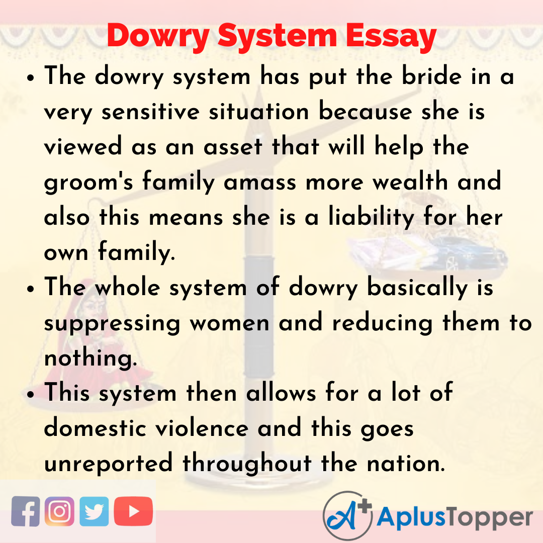 Essay about Dowry System