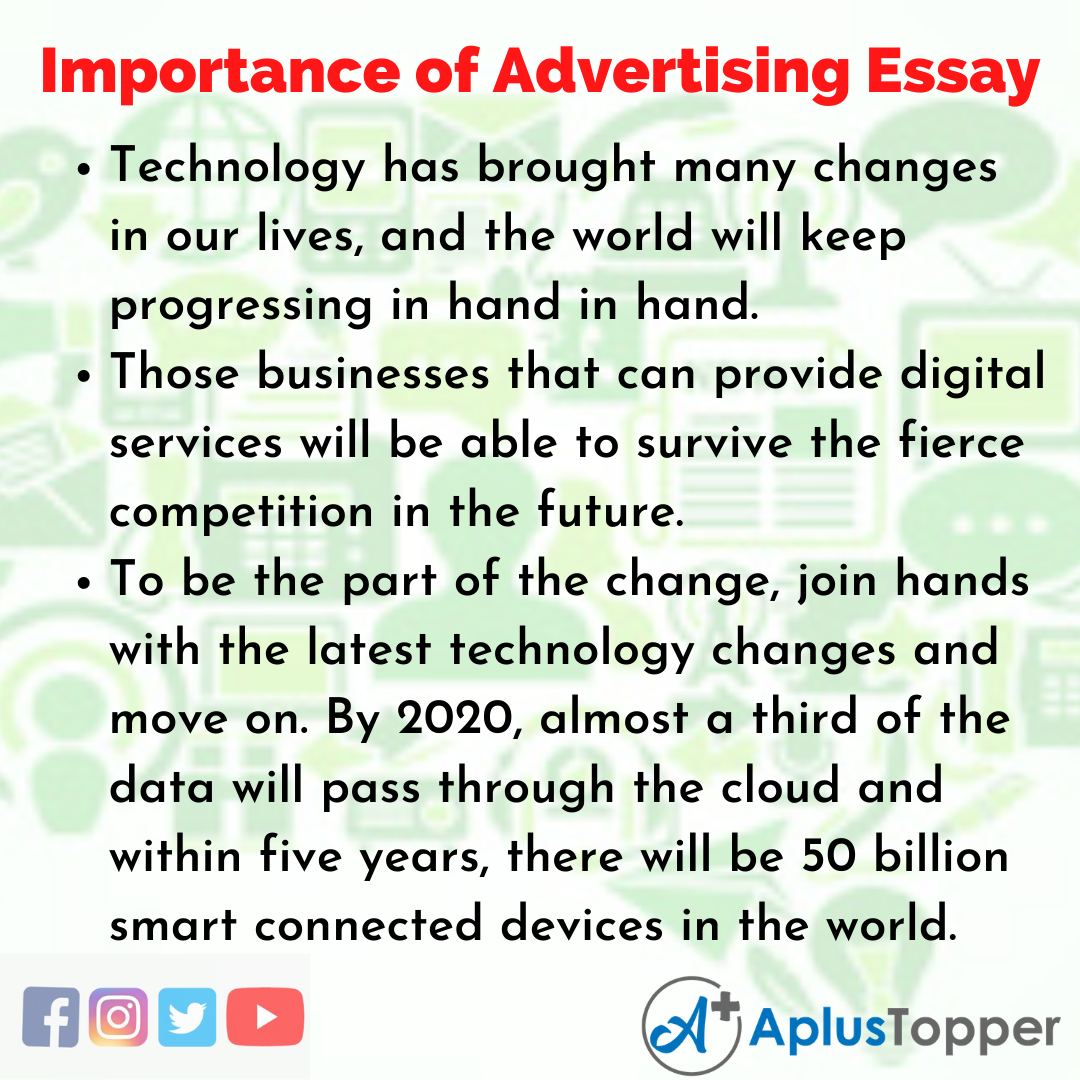 Essay about Importance of Advertising