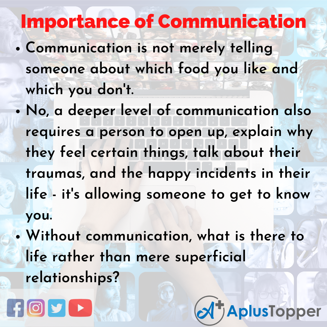 Essay about Importance of Communication