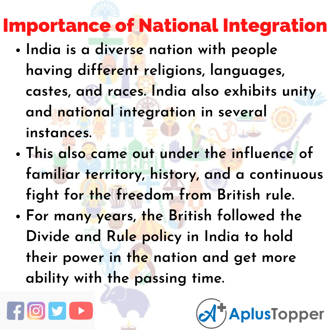 Essay about Importance of National Integration