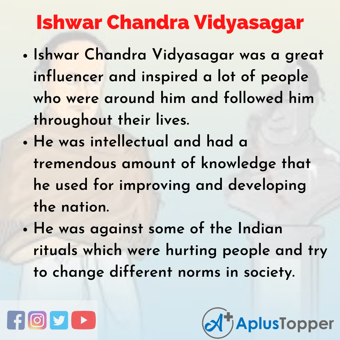 Essay about Ishwar Chandra Vidyasagar