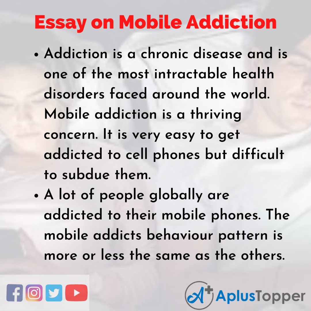 Essay about Mobile Addiction