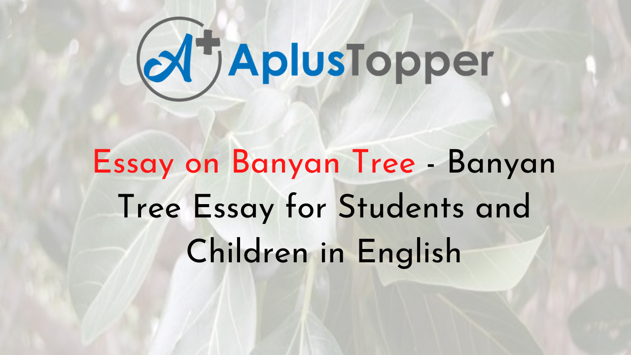 Essay on Banyan Tree