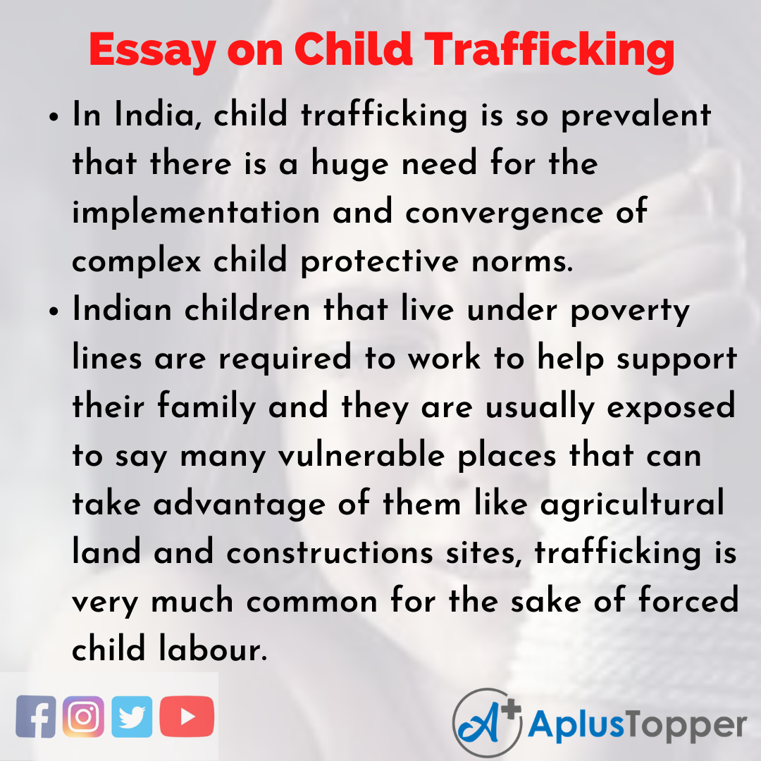 Essay on Child Trafficking