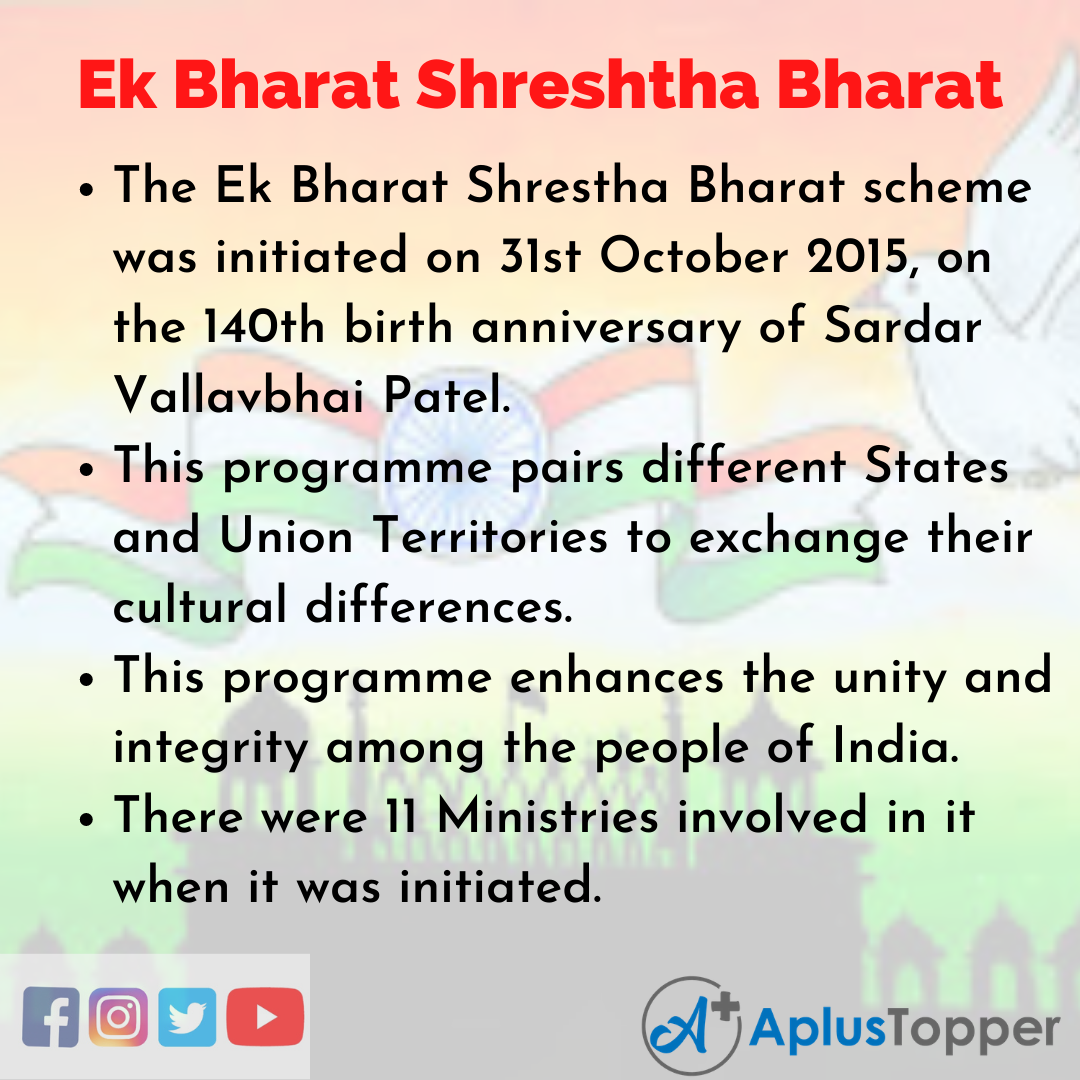Essay on Ek Bharat Shreshtha Bharat