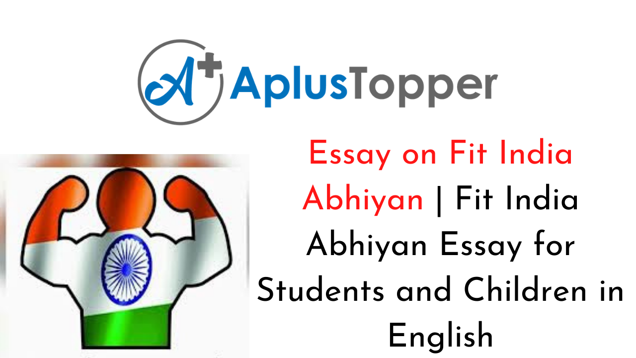 Essay on Fit India Abhiyan