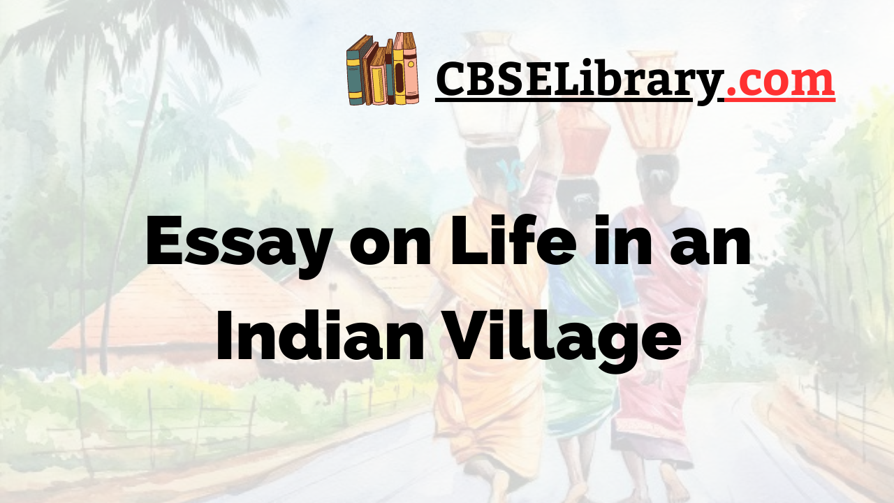 modern indian village essay in english