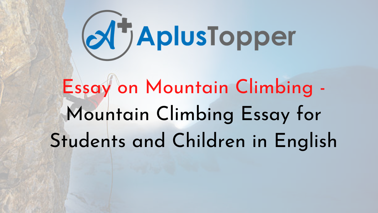 Essay on Mountain Climbing