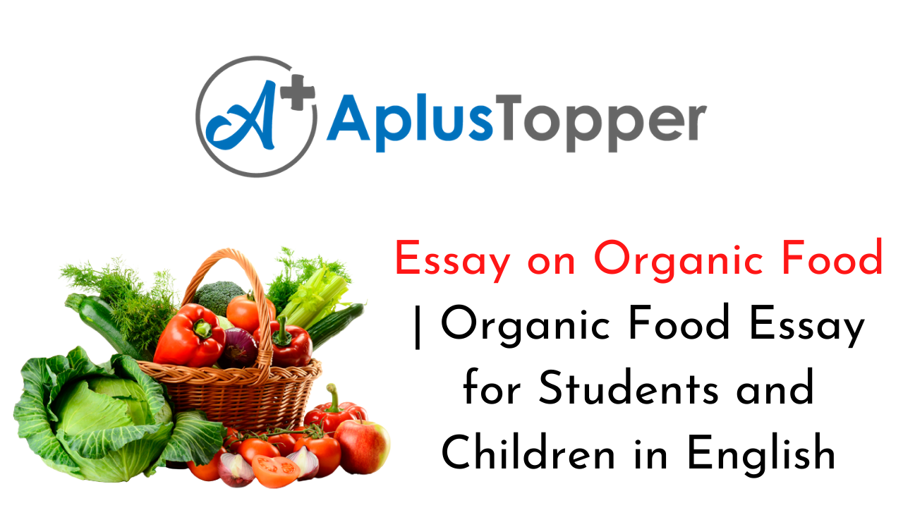 argumentative essay on organic food
