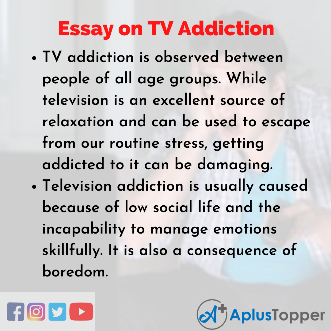 Essay on TV Addiction