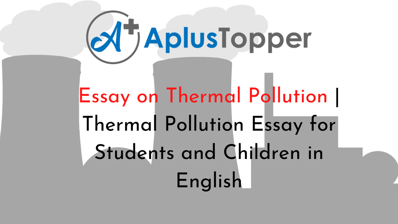 thermal pollution research paper