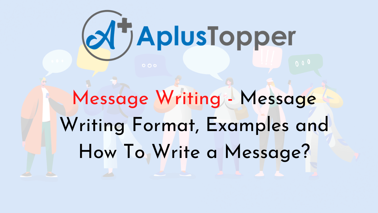 Examples Of Message Writing For Class 8