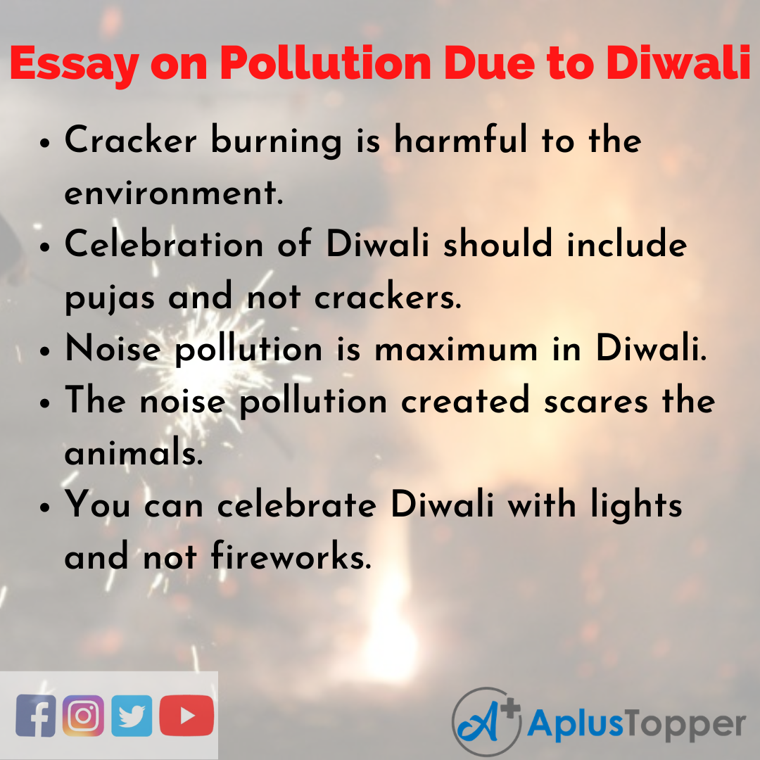 Short Essay on Pollution Due to Diwali