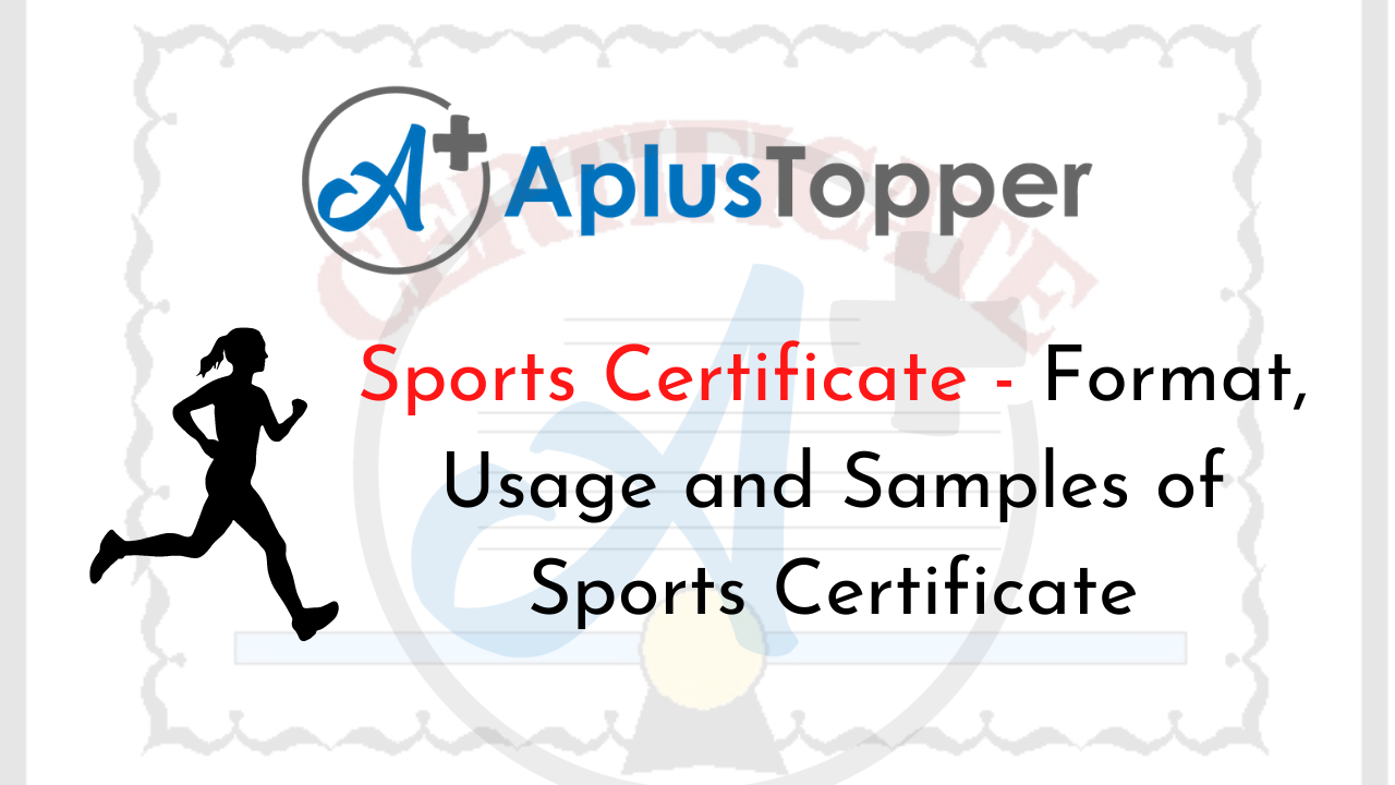 Sports Certificate