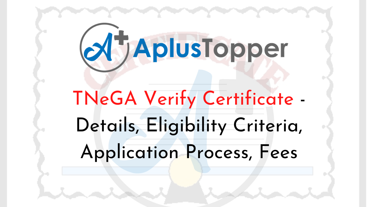 TNeGA Verify Certificate