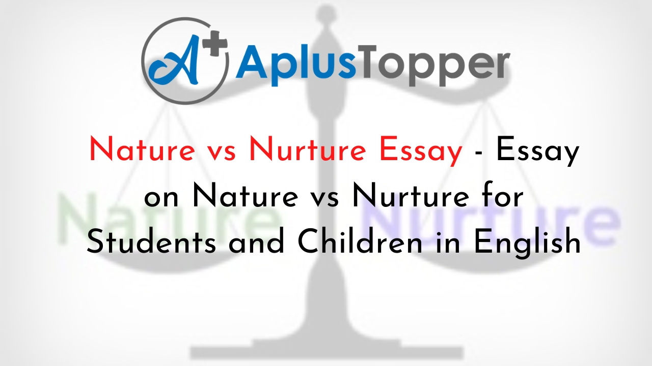 Nature vs Nurture Essay