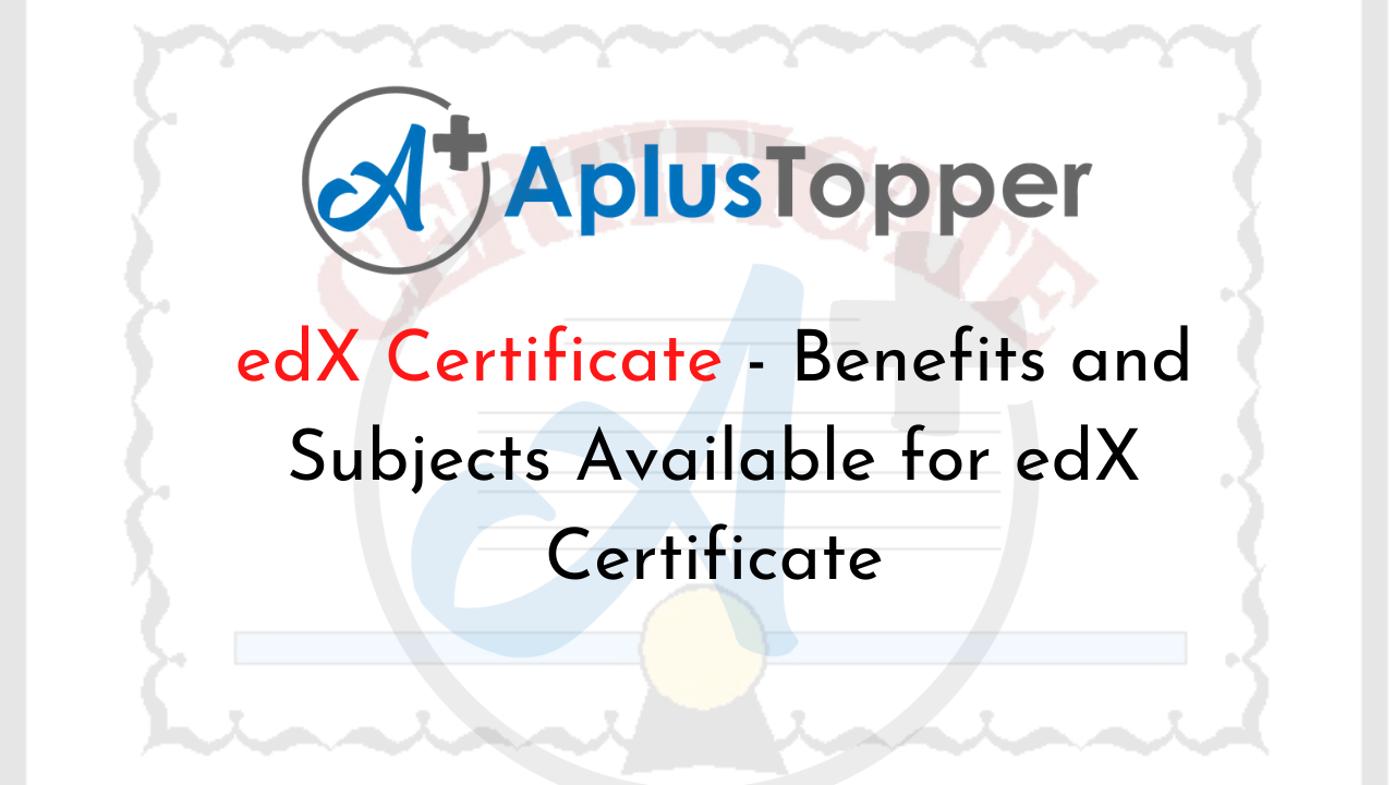 edX Certificate