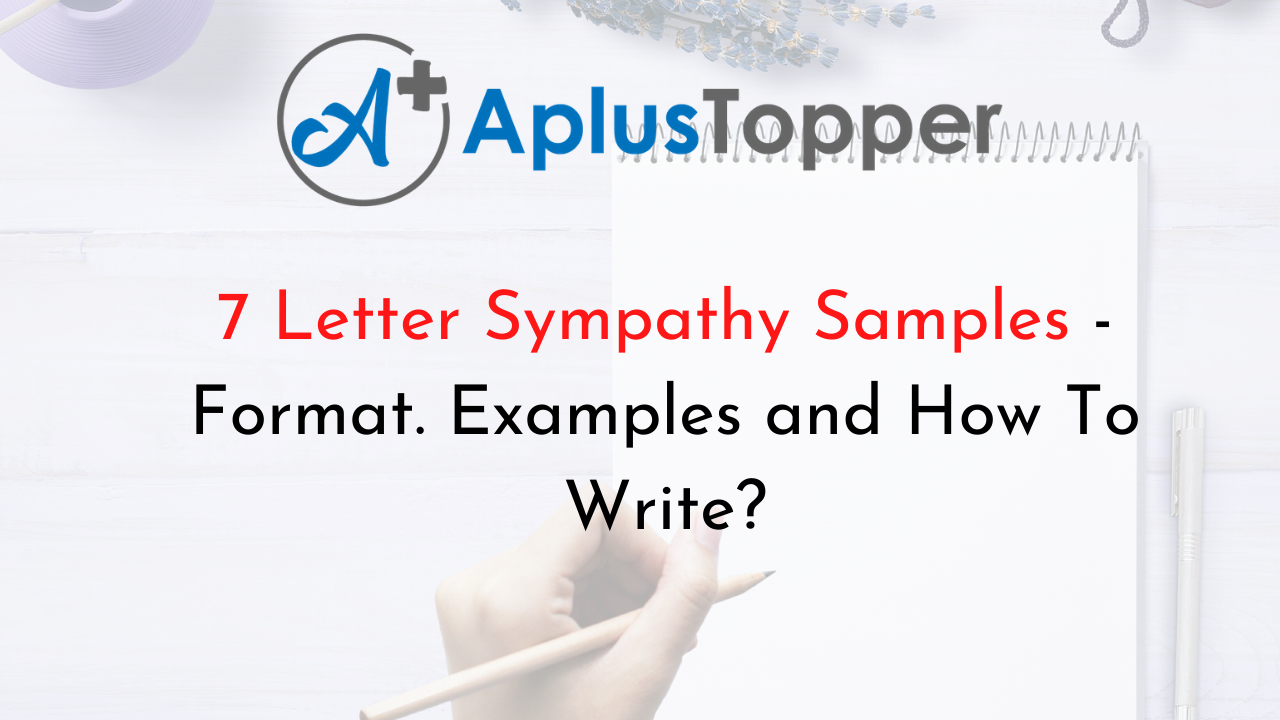 Letter Sympathy Samples