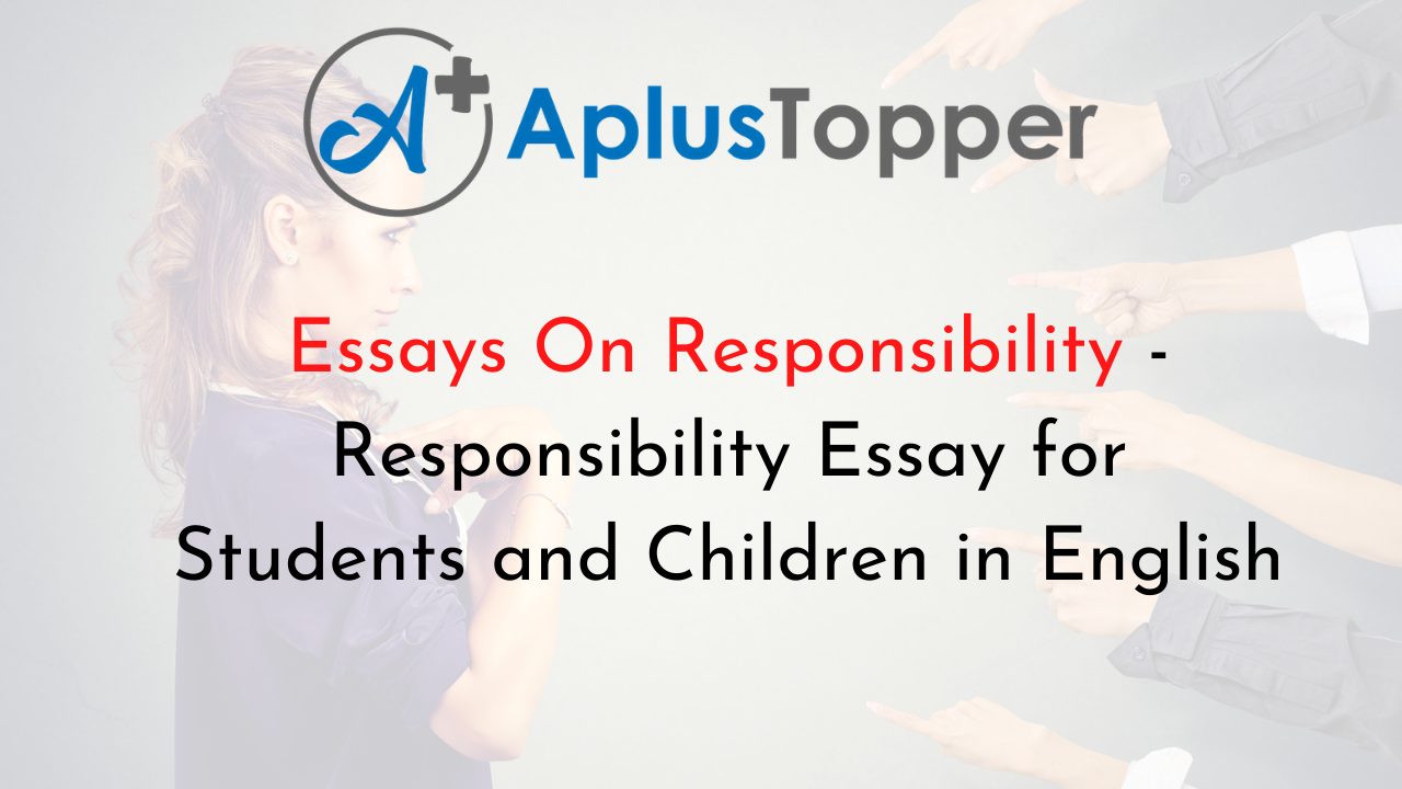 Essays On Responsibility